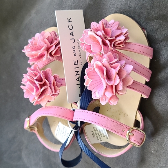 NWT janie and jack little girl shoes in various sizes - Picture 2 of 3